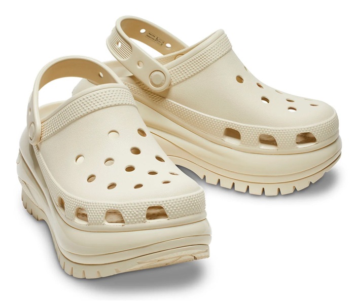Crocs klompe Classic Mega Crush bež