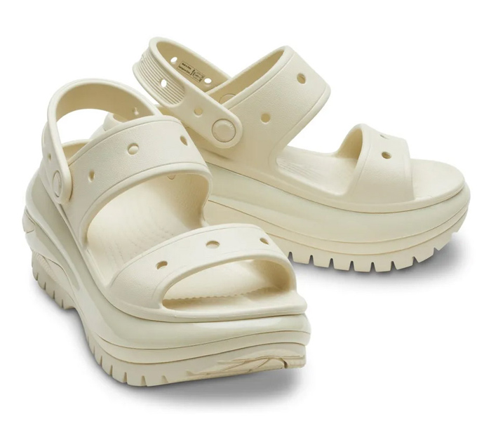 Crocs sandale Classic Mega Crush bež