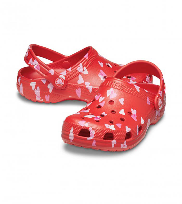 Crocs klompe za djecu Classic VDay crvene
