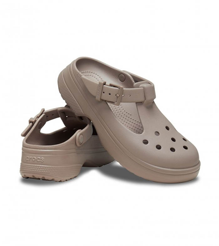 Crocs klompe Classic Mary Jane bež