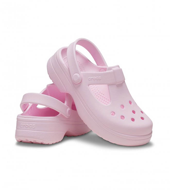 Crocs klompe za djecu Classic Mary Jane roze