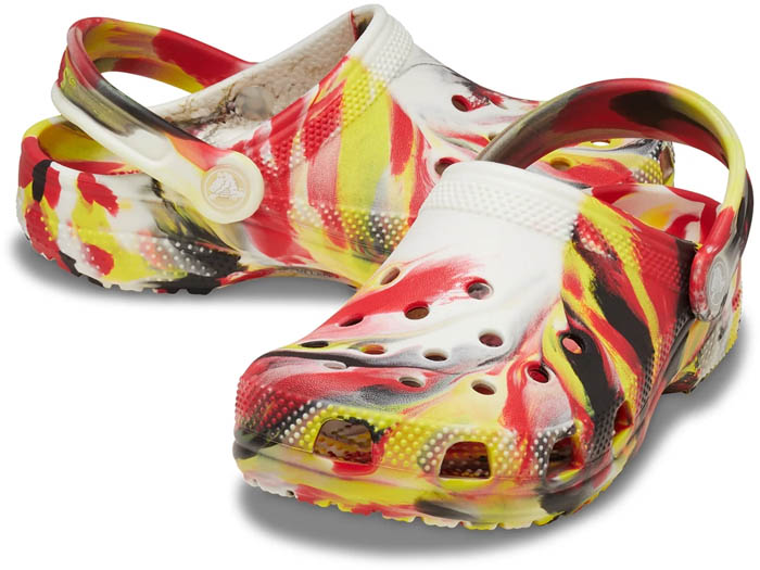 Crocs klompe za djecu Classic Glow Marbled