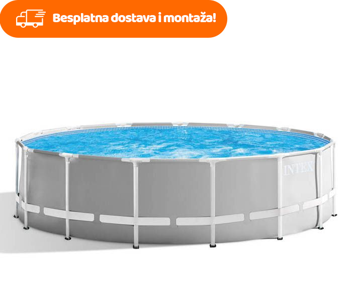Intex bazen Prism - set sa metalnom konstrukcijom 457cm x 122cm