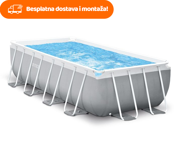 Intex bazen Prism - set sa metalnom konstrukcijom 4m x 2m x 1m