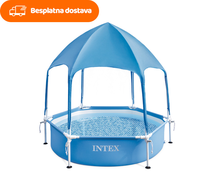 Intex bazen sa nadstrešnicom 183cm x 38cm