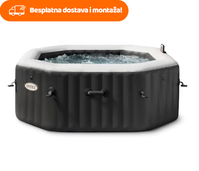Intex hidromasažni bazen PureSpa Jet & Bubble Deluxe oktagon za 4 osobe 2.01m