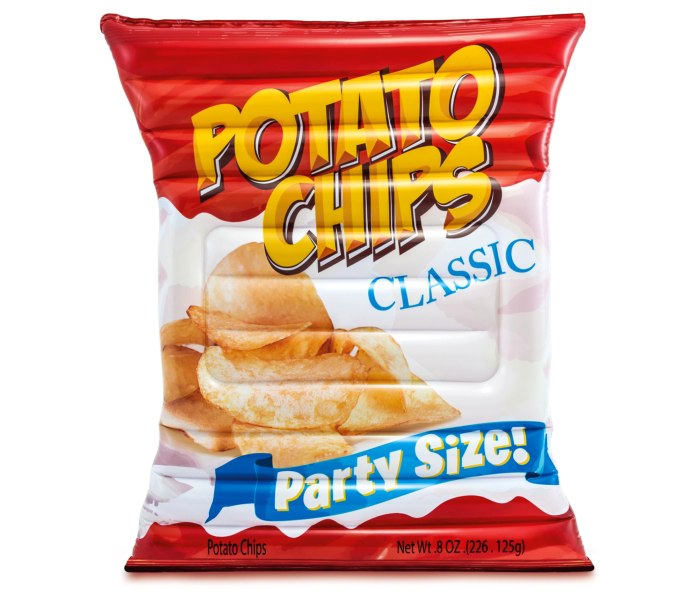Dusek u obliku pakovanja cipsa 1.78mx1.4m