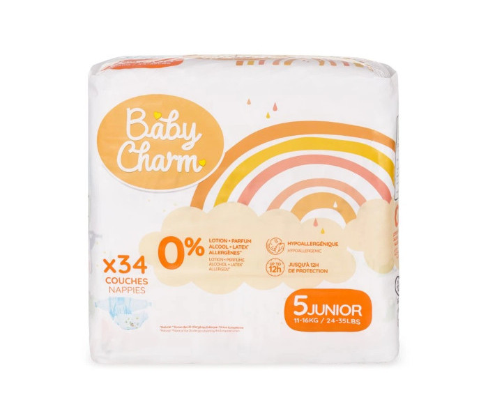 Babycharm pelene junior 11-16 kg ,34 kom