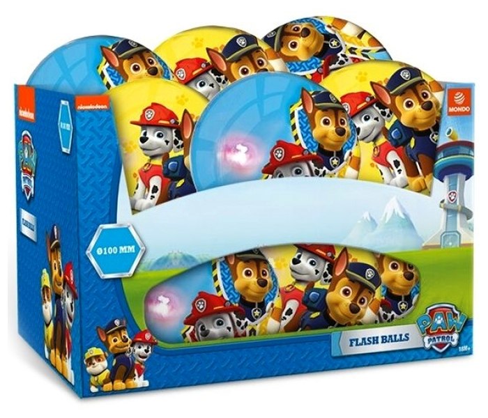 Lopta Paw Patrol 10cm flash