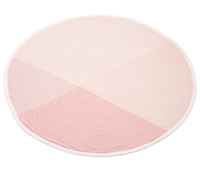Prekrivac za kolica Organic cotton knit pink