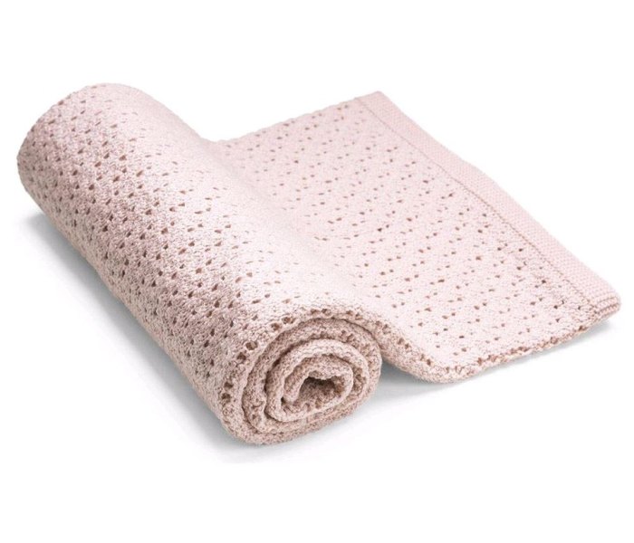 Prekrivac za kolica Merino wool pink