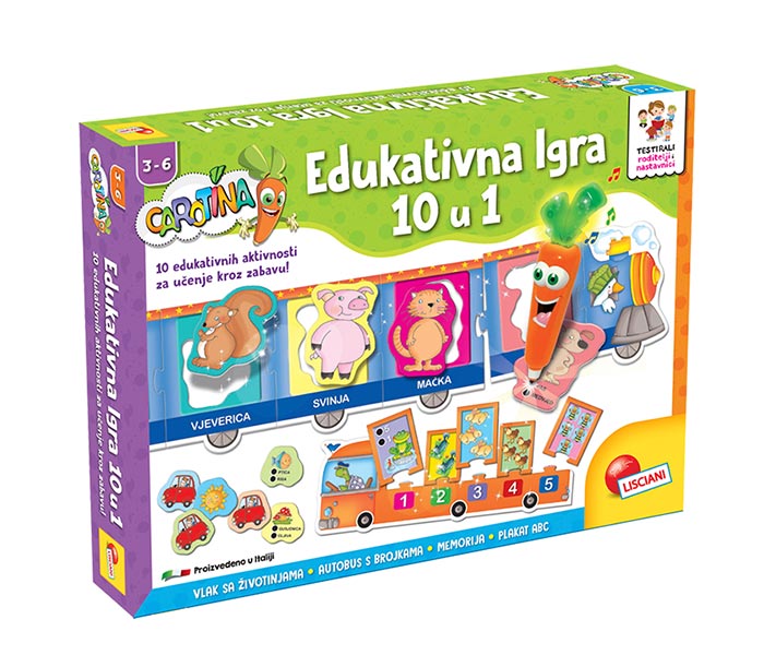Carotina- edukativna igra 10 u 1