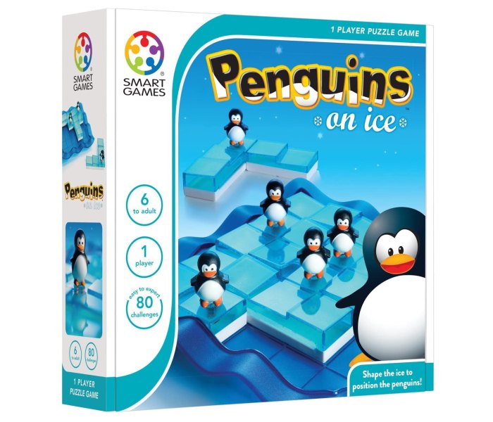 Penguins on ice
