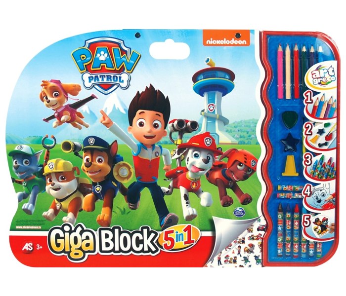 Giga block 5 u 1 paw patrol