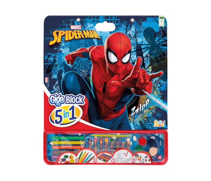 Igračka Giga block 5 u 1 Spiderman