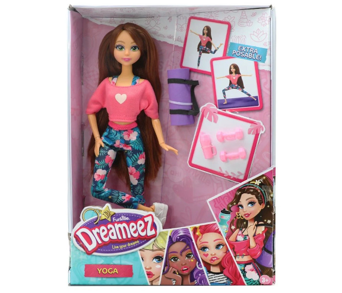 Igračka Dreameez Yoga set sa lutkom