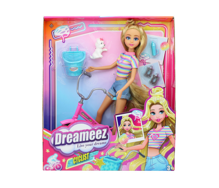 Igračka Dreameez lutka sa biciklom