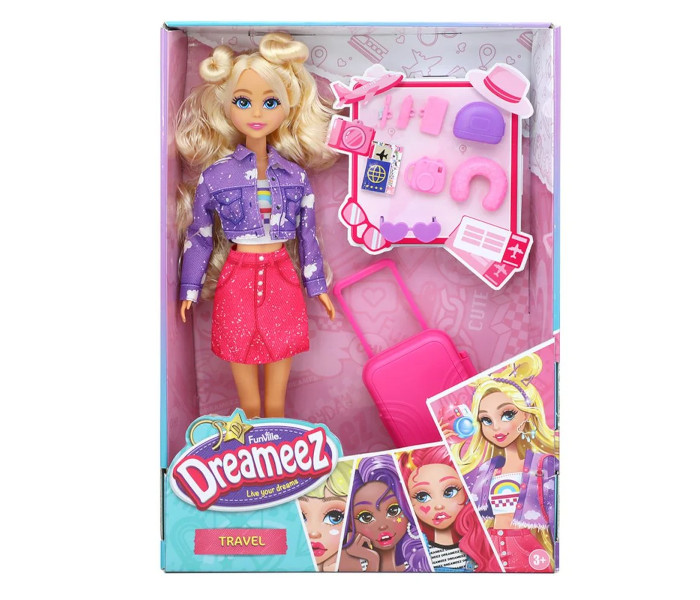 Igračka Dreameez Travel set sa lutkom