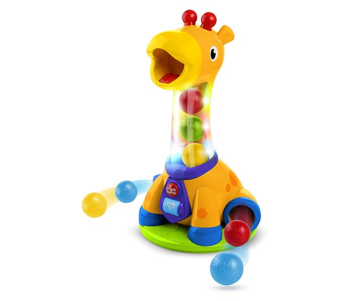 Igračka Bright Starts muzička žirafa sa lopticama