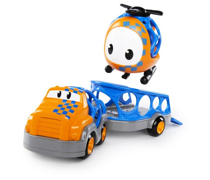 Igračka za bebe Oball šleper i helikopter