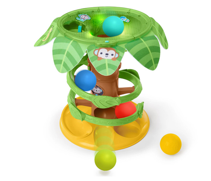 Igračka Bright Starts tropski tobogan sa lopticama
