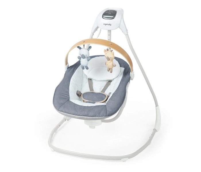 Ljuljaška za bebe Ingenuity Simply comfort decor Chambray