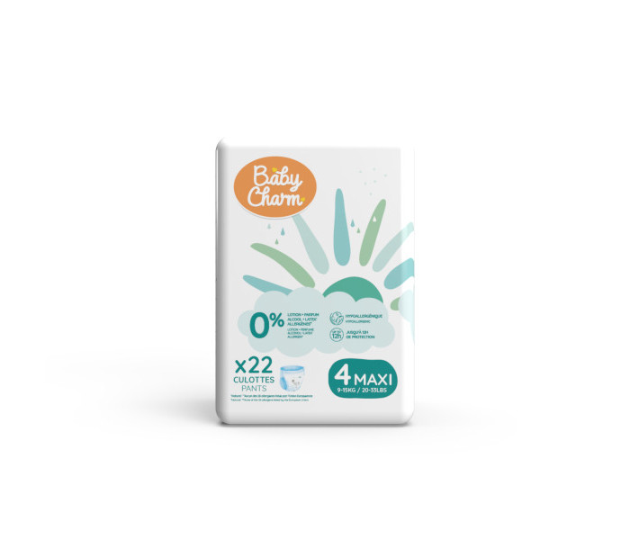 Babycharm gaćice maxi 9-15 kg ,22 kom
