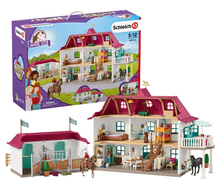 Igračka Schleich velika konjušnica sa kućom i štalom