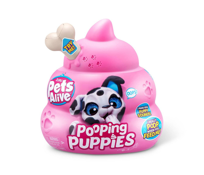 Interaktivna igračka Zuru Pets alive kuca poopy
