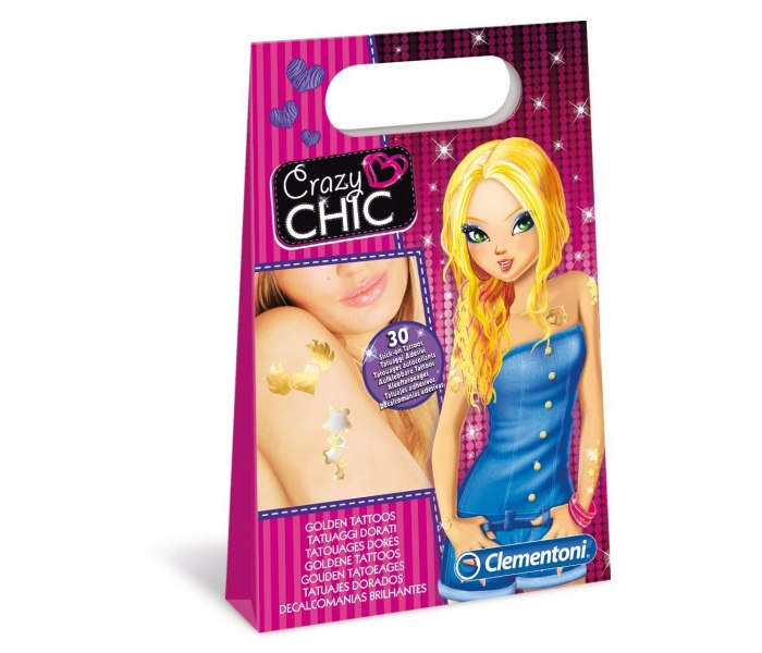 Crazy chic zlatne tetovaze