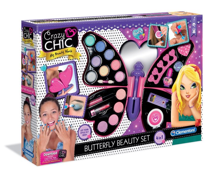 Crazy chic - butterfly beauty set