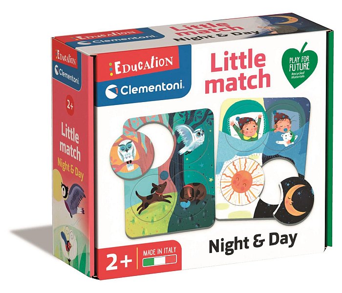 Igračka  Clementoni little match, noć i dan- edukativna