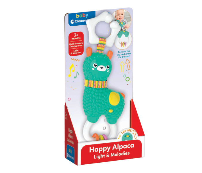 Interaktivna igračka Clementoni za bebe - lama sa svjetlom i zvukom