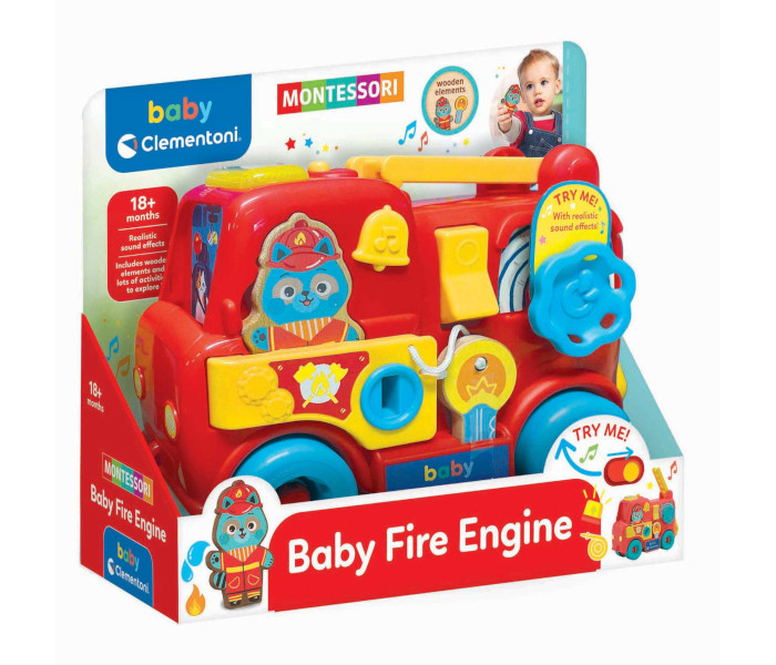 Igračka  Clementoni Montessori kamion vatrogasni