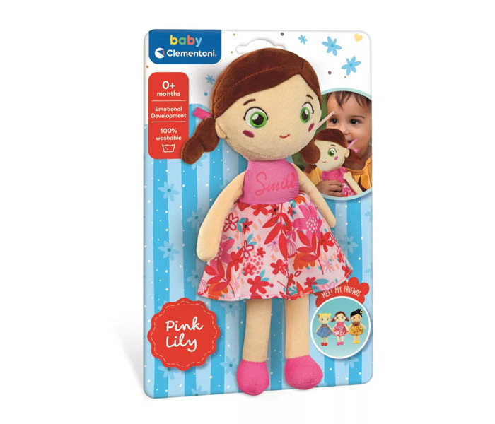Igracka Clementoni za bebe- lutka pink Lily