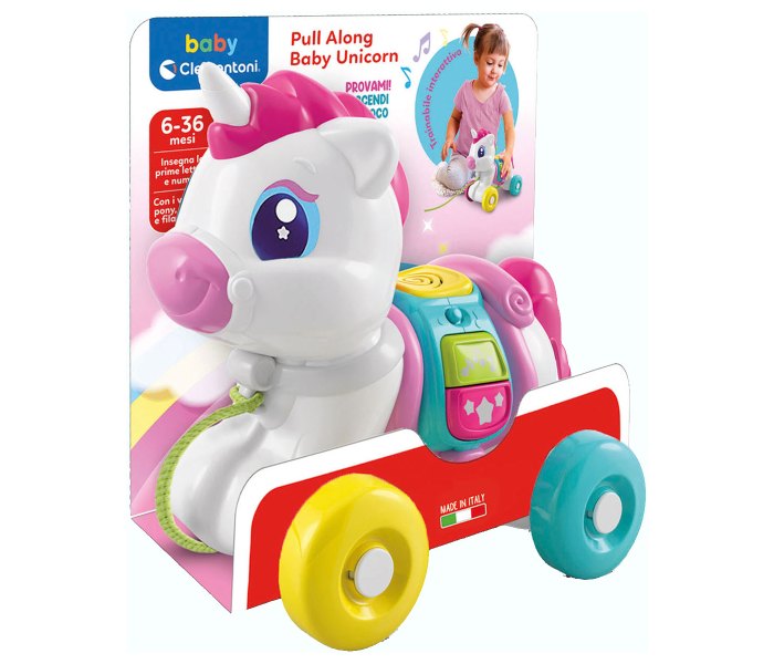 Igračka Clementoni baby, jednorog na povlačenje