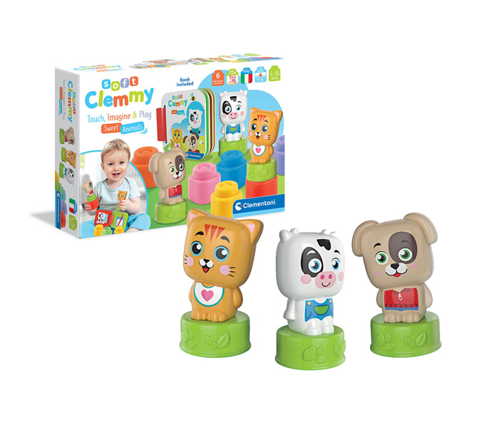Igračka Clemmy, baby kocke - životinje