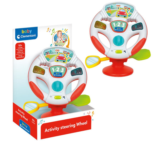 Igračka Clementoni za bebe - volan sa zvukom i svijetlom
