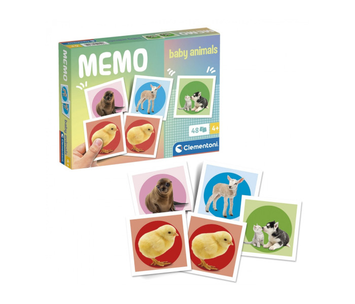 Igračka Clementoni memo pocket Noli baby animals