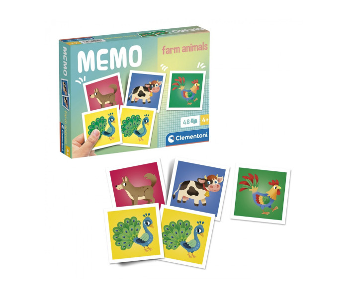 Igračka Clementoni memo pocket Noli farm animals