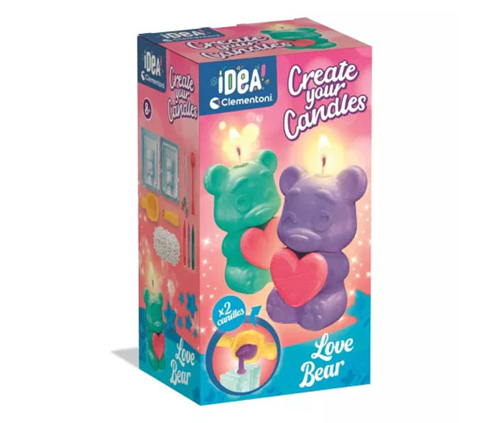 Igračka Clementoni Crea Idea, napravi svijeće-medvedić