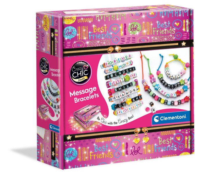 Igračka Crazy Chic,  kutija narukvica sa porukama
