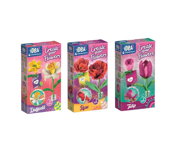 Igračka Clementoni  Crea idea, kreativni set sa cvijećem