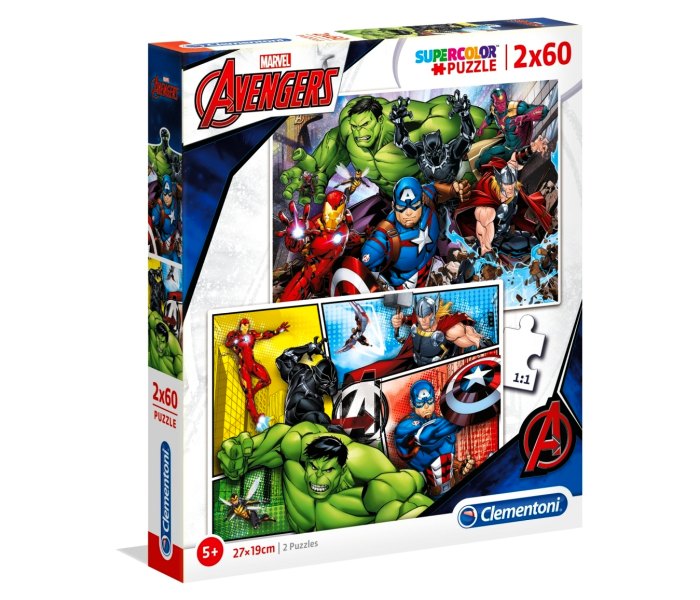 Puzle 2x60 avengers 2019