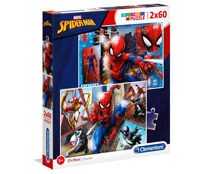 Puzle 2x60 spider man