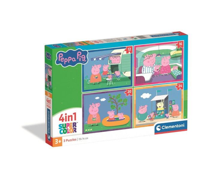 Igračka Clementoni puzle 4 u 1 Peppa pig
