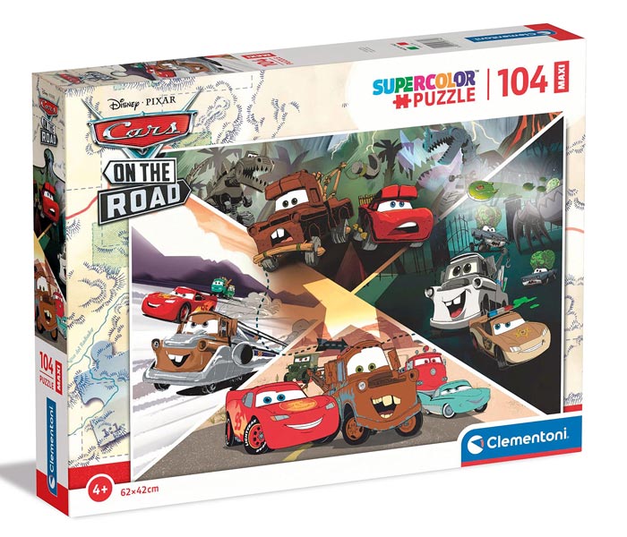 Igračka Clementoni puzle 104 kom.maxi cars on the road