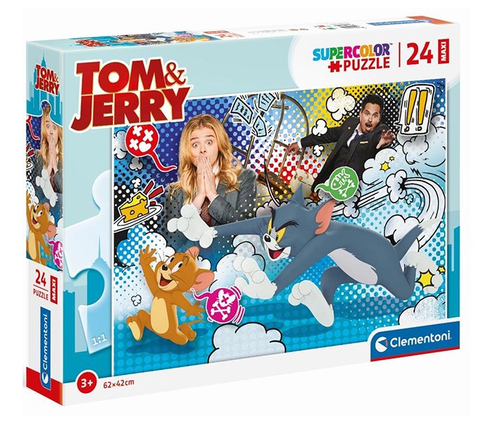 Igračka Clementoni Puzle Maxi 24 kom. Tom & Jerry