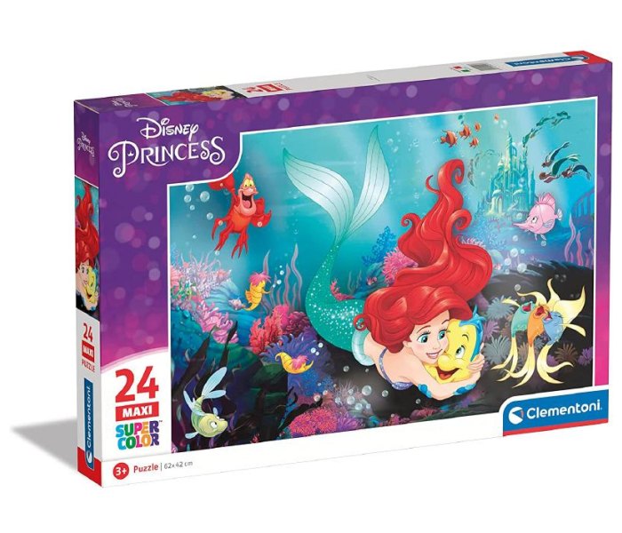 Igračka Clementoni Puzle Maxi 24 kom. Little mermaid
