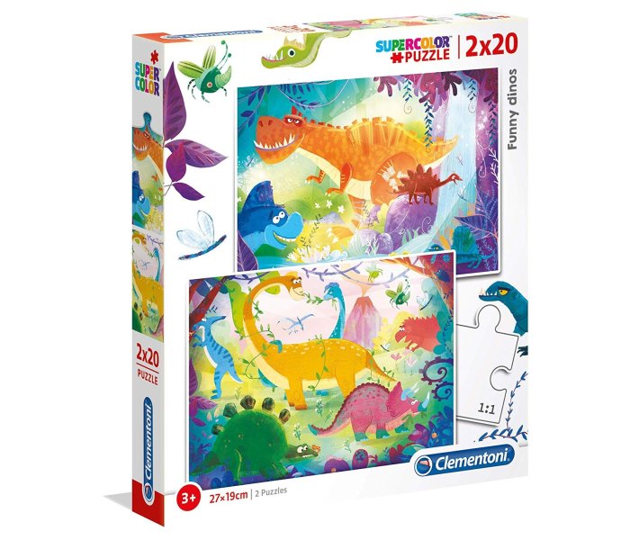 Puzle 2x20 dinosaurus